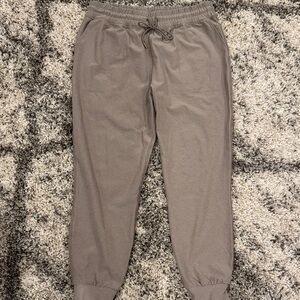 Beyond Yoga Neutral Taupe Drawstring Joggers large